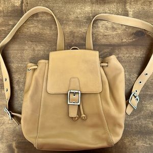 Coach Leather Backpack purse.
